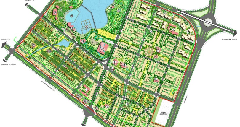 Quy hoạch PK 1/2000 Khu đô thị mới Tây Bắc – Ninh Thuận